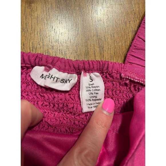 Hot Pink Ruched Strap Crop Top Bustier Summer Festival Party Tank A38‎ - Picture 7 of 8